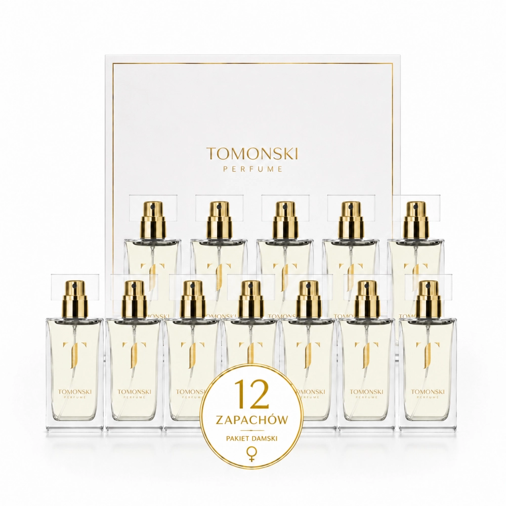 Cała Kolekcja Damska – Pakiet 12 Zapachów (12 x 50 ml)